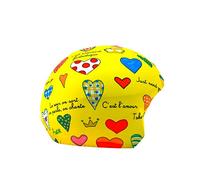 COOLCASC® Amour - Funda para Casco Universal - Funda Casco esquí - Personaliza tu Casco con una llamativa y Divertida Funda Protectora - Talla única - Regalos niños