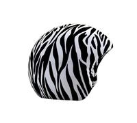 COOLCASC® Cebra - Funda para Casco Universal - Funda Casco esquí - Personaliza tu Casco con una llamativa y Divertida Funda Protectora - Talla única - Regalos niños