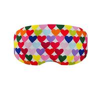 Coolcasc COOLMASC Corazones de Colores - Funda para gafas de esquí | Versátil gafas esqui mujer, gafas esqui hombre, niño y niña | Protección Funda Gafas Nieve y Ski Personalizada - Talla única