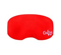 Coolcasc COOLMASC - Funda para gafas de esquí | Versátil gafas esqui mujer, gafas esqui hombre, niño y niña | Protección Funda Gafas Nieve y Ski Personalizada - Talla única (Rojo)