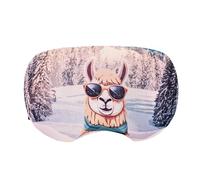 Coolcasc® Coolmasc Llama - Funda para gafas ski | Accesorio versátil ofrece protección contra arañazos en gafas esqui hombre, niño y niña - Talla única