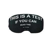 Coolcasc® Coolmasc This is a test - Funda para gafas ski | Accesorio versátil ofrece protección contra arañazos en gafas esqui hombre, niño y niña - Talla única