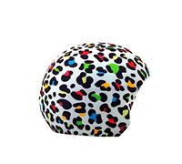 COOLCASC® Crazy Animal Print - Funda para Casco Universal - Funda Casco esquí - Personaliza tu Casco con una llamativa y Divertida Funda Protectora - Talla única - Regalos niños