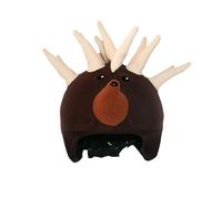 COOLCASC Funda para Casco Erizo - Compatible con Casco de Bici, Esquí y Skate - Niños y Adultos - Talla Única - Diseño Divertido