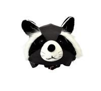 COOLCASC Funda para Casco Mapache - Compatible con Casco de Bici, Esquí y Skate - Niños y Adultos - Talla Única - Diseño Divertido