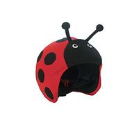 COOLCASC Funda para Casco Mariquita - Compatible con Casco de Bici, Esquí y Skate - Niños y Adultos - Talla Única - Diseño Divertido