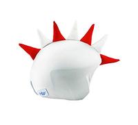 COOLCASC DRAGÓN ROJI-Blanco - Funda para Casco Universal