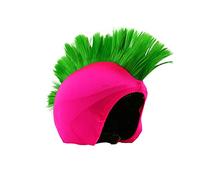 COOLCASC Pink Punk - Funda para Casco Universal - Personaliza tu Casco de esquí con una llamativa y Divertida Funda Protectora- Talla única