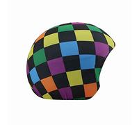 COOLCASC® Little Squares - Funda para Casco Universal - Funda Casco esquí - Personaliza tu Casco con una llamativa y Divertida Funda Protectora - Talla única - Regalos niños