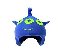 COOLCASC Monstruo DE 3 Ojos - Funda para Casco Universal - Personaliza tu Casco con una llamativa y Divertida Funda Protectora- Talla única - Regalos de esquí de Menos de 30 Euros.