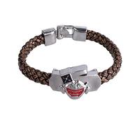 CoolChange Brazalete Trenzado con máscara de Ken Kaneki para los Fans de Tokyo Ghoul