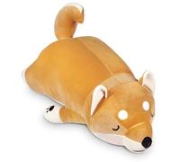 CoolChange Cojín grande Shiba Inu de peluche, 65 x 25 x 30 cm
