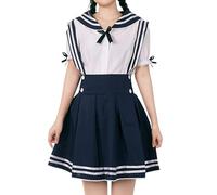 CoolChange Cosplay de Uniforme Escolar japonés | Disfraz de Colegiala | Azul | Talla: L