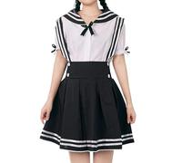 CoolChange Cosplay de Uniforme Escolar japonés | Disfraz de Colegiala | Negro | Talla: M