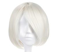 CoolChange Cosplay Peluca de Yorha B2 para los Fans de Nier: Automata | Blanca