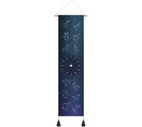 CoolChange Cuadro de astrología de Tela | Kakemono 130 x 33 cm | Incluye Ganchos | Diseño: Signo del Zodiaco