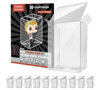 CoolChange Funda protectora de 0.5 mm compatible con Funko POP! | Funda protectora para embalaje Pop de 4 pulgadas | Protector de figura | Paquete de 10