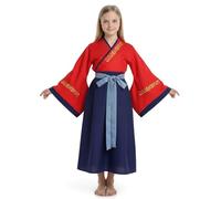 CoolChange Hanfu chino para niños | Vestido para los fans de Mulan | Talla: 130