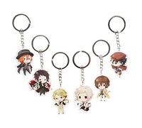 CoolChange Llavero de Bungo Stray Dogs con 6 Figuras Chibi