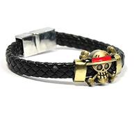 CoolChange Pulsera con Logo de Jolly Rogers de la tripulación de Piratas Sombreros de Paja