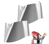 Coolcook Juego de 2 herramientas de llenado de acero inoxidable robot de cocina para KitchenAid, accesorio para rellenar harina, huevos y líquidos durante la mezcla