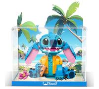 cooldac Vitrina acrílica compatible con Lego Stitch 43249, fondo creativo y a prueba de polvo - Alta definición de acrílico transparente compatible con el juego de construcción Stitch Lego (solo caja,