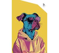 Coole Hunde: Notizbuch A5+ / Tagebuch / Heft / für Arbeit, Schule, Reisen etc. / hochwertiges Softcover / kariert / mit Seitenzahlen / 84 Seiten / mit 4 motivierenden Sprüchen / Boxer