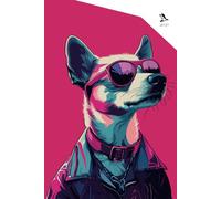 Coole Hunde: Notizbuch A5+ / Tagebuch / Heft / für Arbeit, Schule, Reisen etc. / hochwertiges Softcover / kariert / mit Seitenzahlen / 84 Seiten / mit 4 motivierenden Sprüchen / cooler Weißer