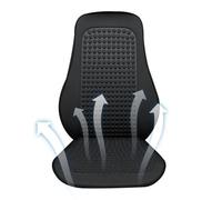 Cooled Seat Cushion - Gray, Air Ventilated Car Seat Cover, Perforated Breathable Layer, Adjustable Fan Speed, Overheat Protection, Easy Strap Installation | Sedan, Pickup, RV, Van, , Commute, Road