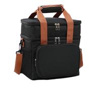 Cooler Bag - 8.46x5.71x9.65 Inches Large Cooler Bag | Soft Picnic Coolers Insulated Tote Bags | Waterproof Food Storage Cooling Tote with Adjustable Strap for School Men Outdoor Pool Women