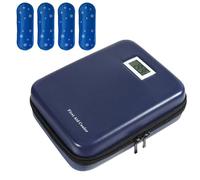 Cooler Bag, Medicine Cold Storage Case, Temperature Monitoring System, for Pens and Vials, Portable Travel Solution for Home, Business Trip, Hiking, 8.27x6.3x2.36 Inches