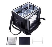 Cooler Bag, Thermal Food Delivery, 16,54 x 11,42 in Waterproof Leak-Proof Design, Spacious Portable Size, Outdoor Insulated Bag for Work Beach Travel Camping Fishing School