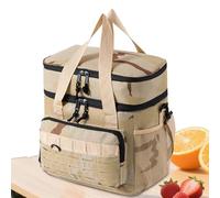 Cooler Bags Insulated - Lunch Tote for Outdoor Use, Ice Box with Adjustable Shoulder Strap Leakproof Feature, Heavy Duty Portable Bag, Beach Cooler for Car Work Fishing Road Trip Camping