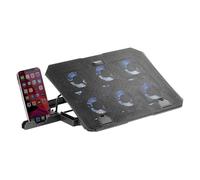 Cooler - Base refrigerante portátil, Color Negro, compatibles con notebooks, diseño ergonómico, Ventiladores silenciosos, Materiales duraderos y Ligeros.* #*