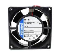 Cooler Fan Ebm-papst 8314HR 8314 HR DC 24V 6W, Server Square Cooling Fan for 80x80x32mm 2-wires