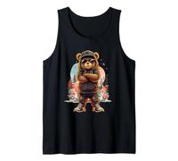 Cooler Hip-Hop Teddy Rap Oso - Streetwear Summer Design Camiseta sin Mangas