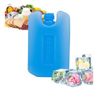 Cooler Ice Packs Reusable - Durable Leak Proof Freezer Cold Blocks For Beach Camping | Long Lasting Refreezable Ice Substitute Fôr Coolers & Lunch Bags | For Fishing Road Trips, Break-Resistant Design