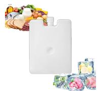 Cooler Ice Packs - Slim Portable Freezer Blocks | Long Lasting Cold Gel Packs Reusable Ice for Lunch Boxes, Cooler Bags, Camping, Travel, Car Trip or Outdoor Cooling Storage