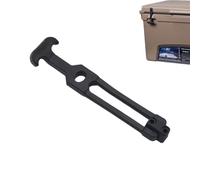 Cooler latches catch lock - multipurpose rubber fastener clamp, adjustable black hood latch | weatherproof safety toggle closure, vibration proof cabinet catch mechanism, for vehicle door panel