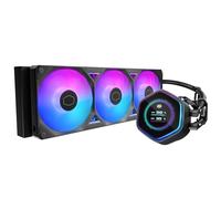 Cooler Master Atmos II 360 Panel LCD Freeform 2.0 Enfriador líquido de CPU, bomba de doble cámara, iluminación aRGB personalizable, control silencioso, fácil instalación, AMD Ryzen 9 AM5|4, Intel