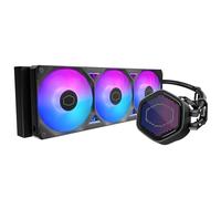 Cooler Master Atmos II 360 Pixel Freeform 2.0 AIO - Enfriador líquido para CPU, Pixel LED, bomba de doble cámara, tubo de 400 mm, SickleFlow Edge 360 ARGB PWM, R9|Ultra 9, AMD Ryzen AM5, plataforma