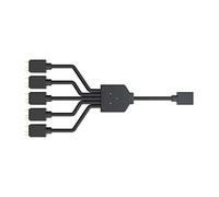 Cooler Master Cable Divisor ARGB 1 a 5, Conector LED de 3-Pines, 58 cm