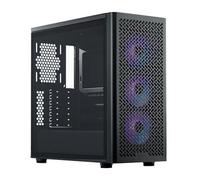 Cooler Master Carcasa para ordenador Elite 502, 3 ventiladores Argb preinstalados, soporte AIO de hasta 420 mm, soporte para placa base ATX, listo para RTX 50 Series hasta 410 mm, conector tipo C
