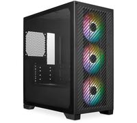 Cooler Master Elite 301 - Minitorre (Micro-ATX, ITX), 3 Ventiladores de Entrada ARGB 120mm (1200 RPM), Admite Radiador de hasta 280mm o GPU de 365mm, Cubierta de PSU Ventilada, USB 3.2 Gen1 Tipo-C