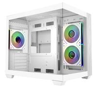 Cooler master elite 481 caja de ordenador de madera blanca - 3 ventila