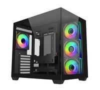 Cooler Master Elite 681 ARGB | Caja ATX Mid Tower Negra Cristal Templado Doble Cámara USB-C