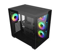 Cooler Master Elite 681 ARGB | Caja ATX Mid Tower Negra Cristal Templado Doble Cámara USB-C