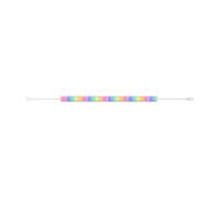 Cooler Master Funda de tubo LED RGB direccionable A1, 30 LED ARGB de goma suave, fácil moldeo, tamaño versátil, 12 mm de diámetro para tubos de refrigeración líquida