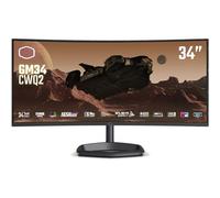 Cooler Master GM34-CWQ2 34 Pulgadas Curvado 165Hz|180Hz (OC) VA Quantum Dot UWQHD 3440 x 1440 PC Monitor, 2ms (GtG) |0.5ms (MPRT), Curve 1500R, FreeSync Premium, DP1.4 * 1, HDMI2.0 * 2, USB C * 1