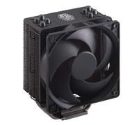 Cooler Master Hyper 212 Black Edition - Silencioso, Elegante y Preciso, 4 Tubos de Calor Contacto Directo Continuo con Aletas, Ventilador Silencio FP120